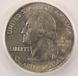 2007-D 25c Montana Quarter Elliptical Clip 4.99g ANACS MS63 2007-D 25c Montana Quarter Elliptical Clip 4.99g ANACS MS63