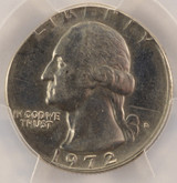 1972-D 25c Washington Quarter Struck on Nickel Planchet PCGS UNC Details