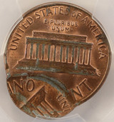 1988 1c Lincoln Cent Double-Struck, 2nd 75% Off-Center PCGS MS63 RB 1988 1c Lincoln Cent Double-Struck, 2nd 75% Off-Center PCGS MS63 RB