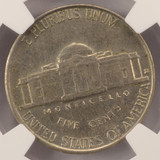 1958-D 5c Jefferson Nickel Late Stage Die Cap Strike NGC AU58