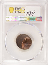 1980 1c Lincoln Cent Struck 45% Off-Center PCGS MS64 RB