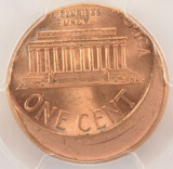 2000 1c Lincoln Cent Struck 12% Off-Center PCGS MS65 Red