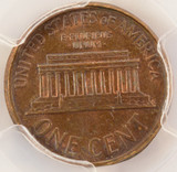 1964 1c Lincoln Cent Partial Collar & 5% Indent PCGS MS63 BN