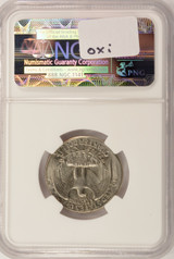 1981-P 25c Washington Quarter Struck 5% Off-Center NGC MS65