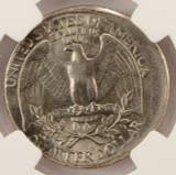 NGC 1980-P 25c Washington Quarter Struck 10% Off-Center MS63