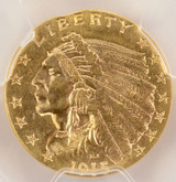 1915 $2 1/2 Indian Quarte Eagle Minor Rim Clip at K-11 PCGS MS61