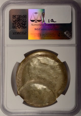 1964 50c Kennedy Half Broadstruck, Double-Struck and Full Brockage NGC MS66