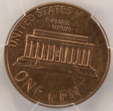 1973-x 1c Lincoln Cent Struck Through Obv/Rev PCGS MS61 RB