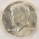1964 50c Kennedy Half Triple Clipped Planchet PCGS MS65