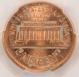 1992 1c Lincoln cent Large Broadstrike PCGS MS66 Red
