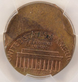 1974-D 1c Lincoln Cent Struck 45% Off-Center PCGS MS62 RB