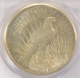 1922-S $1 Peace Dollar Broadstruck PCGS AU58