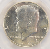 1964 50c Kennedy Half Clipped Planchet PCGS MS65
