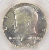 1964 50c Kennedy Half Double Clipped Planchet PCGS MS63