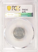 1983 1c Lincoln Cent 90% Unplated Planchet PCGS MS62