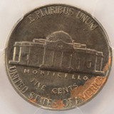 1961 5c Jefferson Nickel Improperly Annealed PCGS MS62