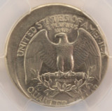 1995-P 25c Washington Quarter Struck 12% Off-Center PCGS MS65