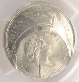 Canada 1978 1c Cent Struck Off-Center on 1977 Quarter PCGS MS64