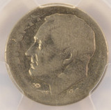 196X 10c Clad Roosevelt Dime Die Adjustment Strike XF40