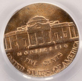 1976-D 5c Jefferson Nickel Struck on Cent Planchet PCGS MS64 RB