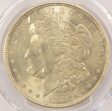1921 $1 Morgan Dollar Deep Struck Thru Obverse PCGS MS64