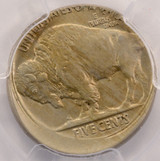 1917 5c Buffalo Nickel Struck 5% Off-Center PCGS AU55