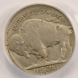 1916-D 5c Buffalo Nickel Struck 5% Off-Center PCGS XF45