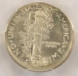 1934-D 10c Mercury Dime Broadstruck PCGS MS62
