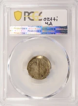 1939-S 10c Mercury Dime Struck 5% Off-Center PCGS AU58