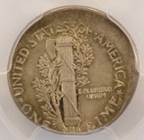 1938 10c Mercury Dime Struck 12% Off-Center PCGS MS61