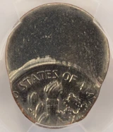 1973-D 10c Roosevelt Dime Struck 55% Off-Center PCGS MS60