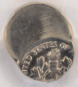 1983-D 10c Roosevelt Dime Struck 55% Off-Center PCGS MS61