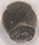 1979 10c Roosevelt Dime Struck 75% Off-Center PCGS MS62