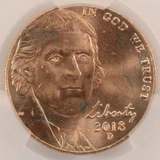 2018-D 5c Jefferson Nickel Improperly Annealed CACG MS61 6 FS