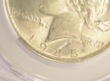 1925 $1 Peace Dollar Struck Thru Obverse CACG MS64