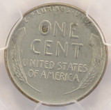 (1943-x) 1c Steel Cent Struck Through Capped Die PCGS AU58