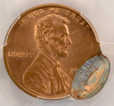 1c Lincoln Cent Double-Struck, 2nd 85% Off-Center PCGS MS64 Red