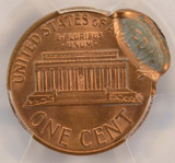 1c Lincoln Cent Double-Struck, 2nd 85% Off-Center PCGS MS64 Red