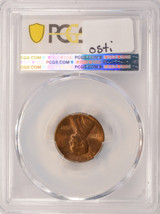 1985 1c Lincoln Cent Cud Major Die Break PCGS MS64 RB