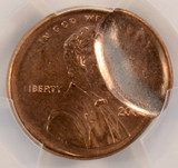 2000 1c Lincoln Cent Broadstruck & 25% Indent PCGS MS64 Red