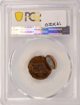 2000 1c Lincoln Cent Double-Struck, 2nd 70% Off-Center PCGS MS64 RB