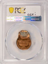 1993 1c Lincoln Cent Double-Struck 2nd 65% Off-Center PCGS MS63 Red