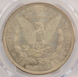 1921 $1 Morgan Dollar Struck Through Reverse PCGS MS63