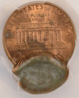 1997 1c Lincoln Cent Double-Struck, 2nd 70% Off-Center PCGS MS62 Red