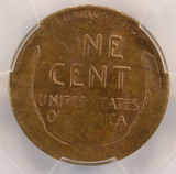 1944-S 1c Wheat Cent Split Planchet Before Strike PCGS MS63 BN