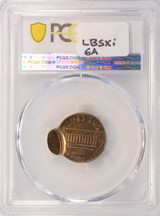 1978 1c Lincoln Cent Flipover Over Double-Struck, 2nd 90% Off-Center PCGS MS63 BN