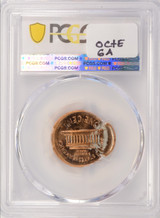 2000 1c Lincoln Cent Broadstruck and Partial Brockage PCGS MS65 Red