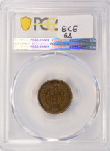 1907 1c Indian Cent Peeling Lamination Obverse PCGS F12