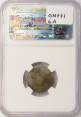 Shield Nickel 5c Split Planchet Before Strike AU