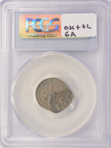 1973-D 10c Roosevelt Dime Double-Struck, 2nd 60% Off-Center Chain Strike PCGS MS62